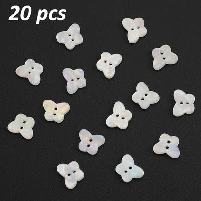 13mm AB Colorful Butterfly Resin Button Beads