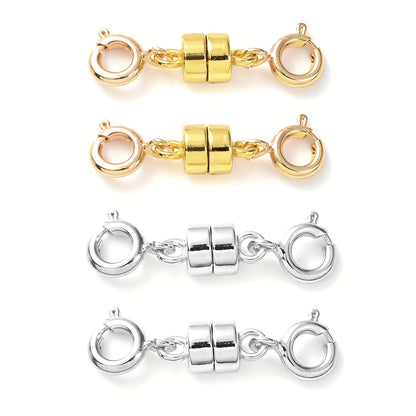 4pcs Magnetic Buckle with Lobster Clasp Connectors