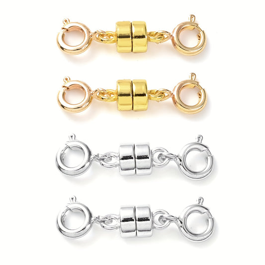 4pcs Magnetic Buckle with Lobster Clasp Connectors