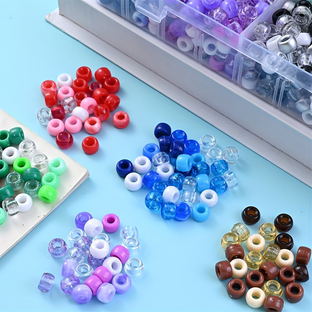 Colorful Transparent Faceted Artificial Crystal Beads