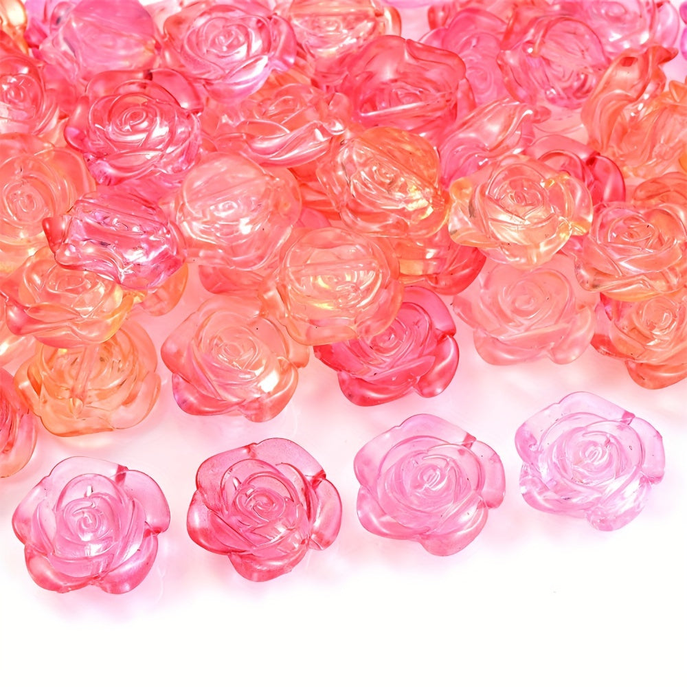 Gold and Silver CCB Column Hair Tube Beads