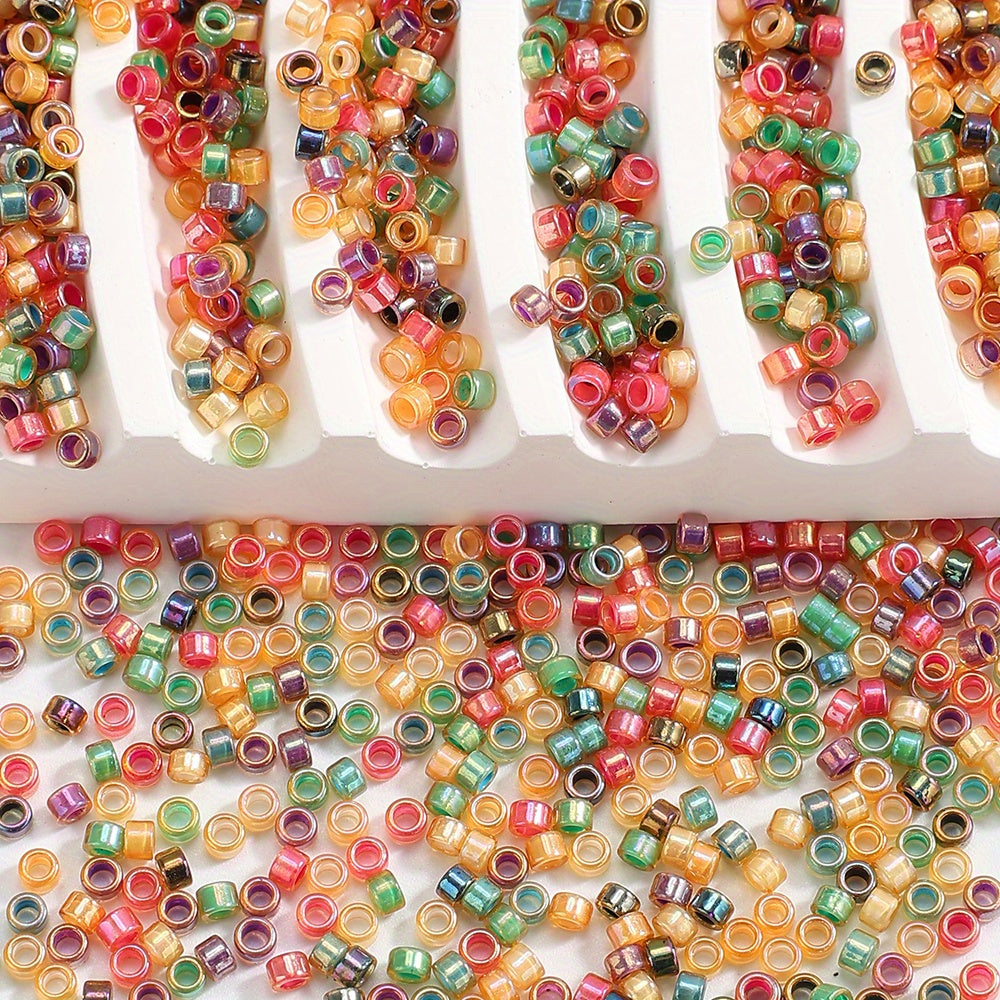 2.5mm Antique Golden Glass Rice Beads