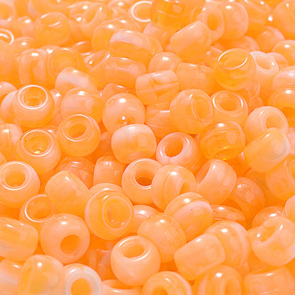Crack Inside Multicolor Glass Round Beads