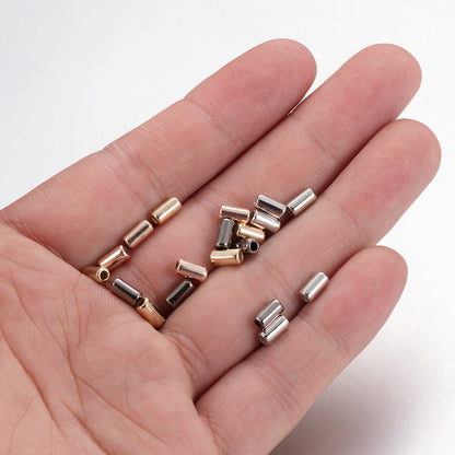 800pcs 3x6mm Cylindrical Tube CCB Beads