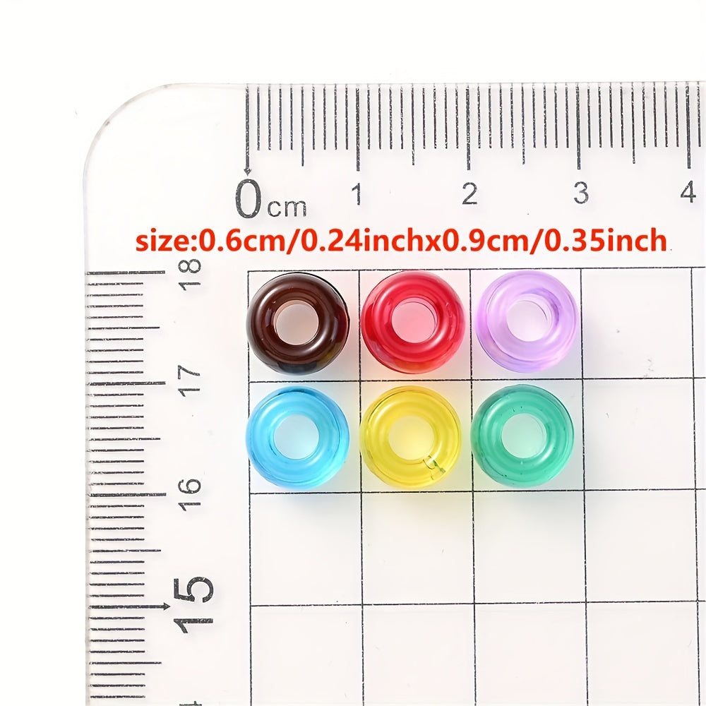 Color Series Matte Acrylic Round Spacer Beads