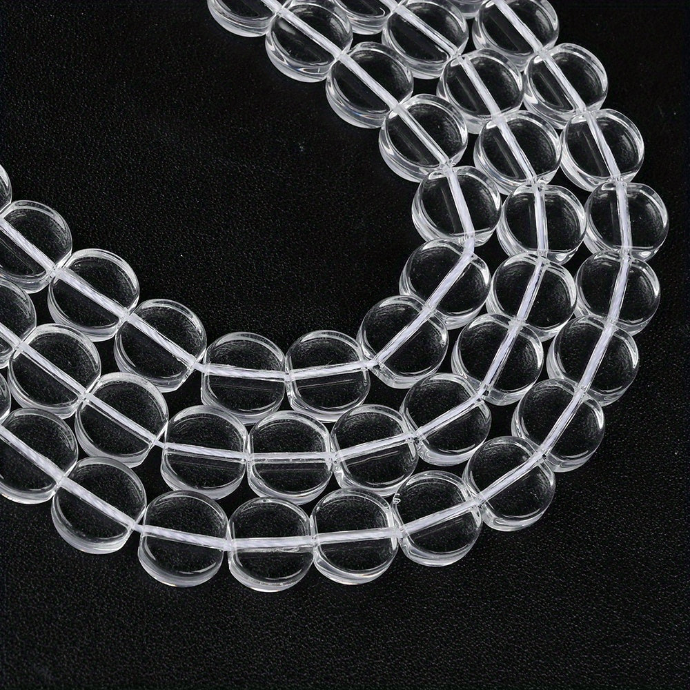 10×11mm Synthetic Crystal Faceted Glass Beads