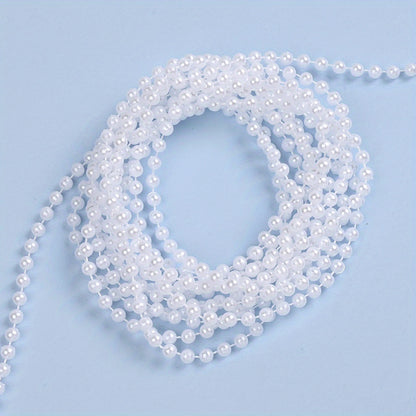 Ivory White Imitation Pearl Round Beads