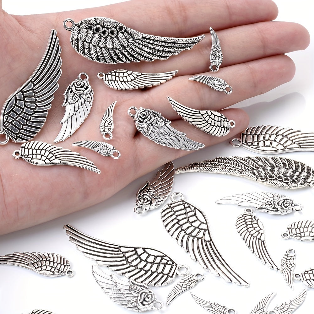 Metal Wings Pendant Beads