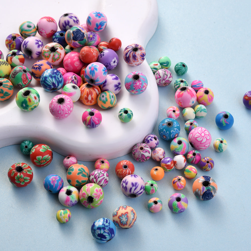 Matte Macaron Acrylic Round Spacer Beads