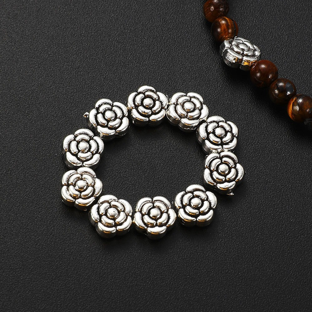 Sparkling Acrylic Snowflake Beads