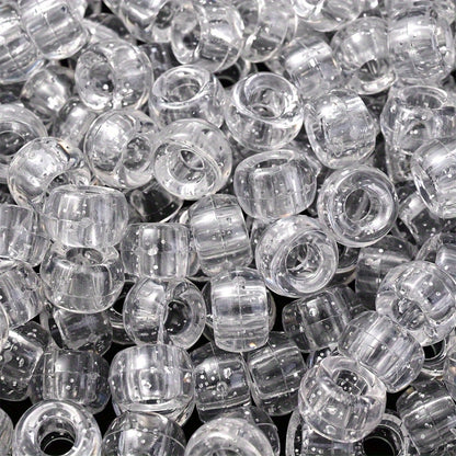 Rainbow Color Gradient Faceted Glass Beads