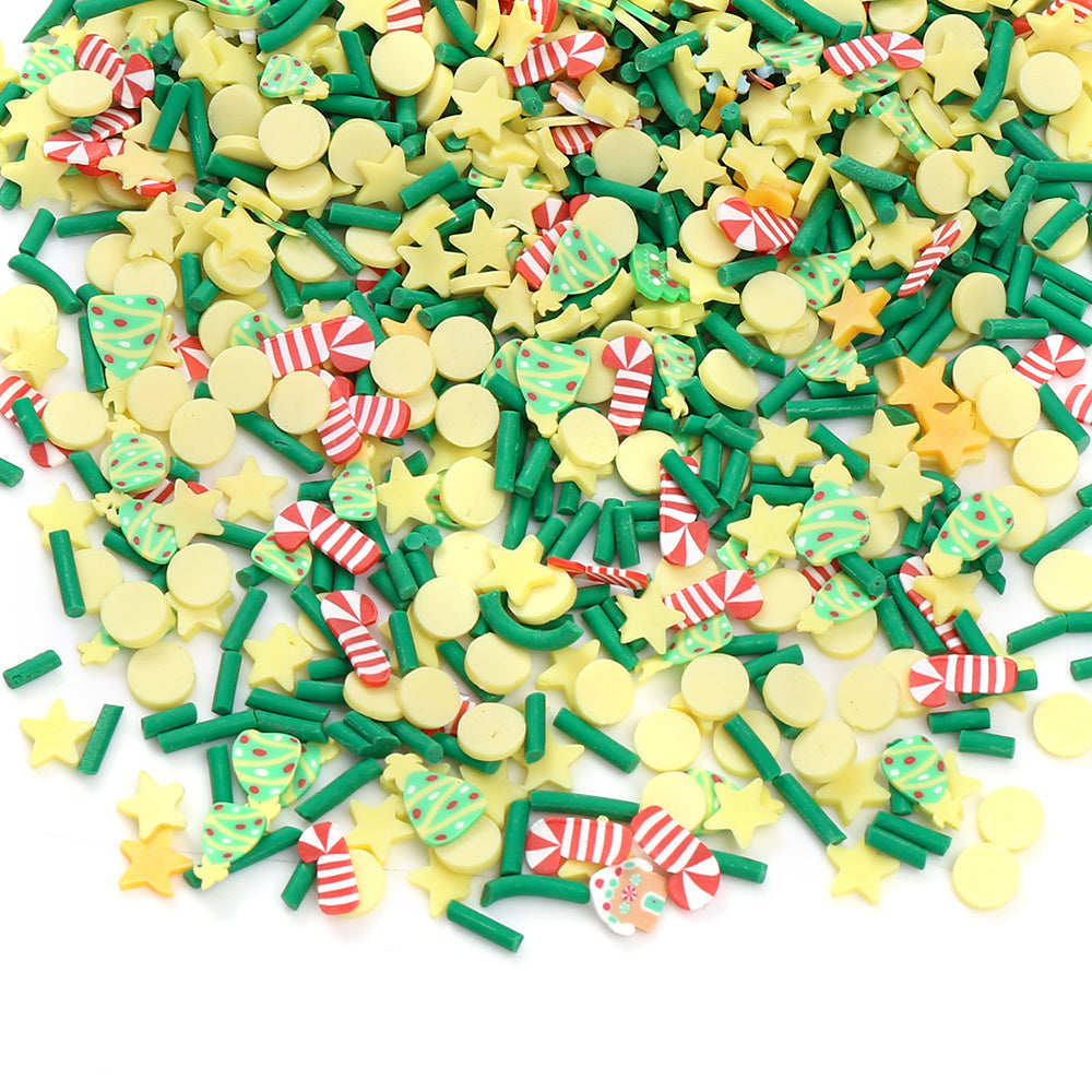 Christmas Soft Clay Beads