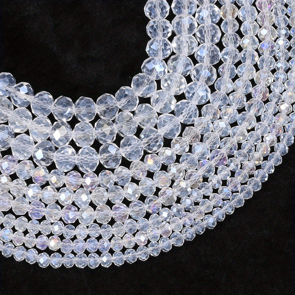 Resin AB Shiny Rhinestone Spacer Beads
