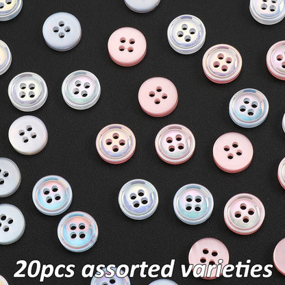 11mm Resin AB Button Beads