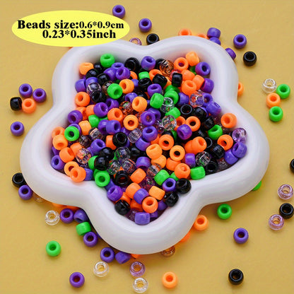 6x9mm Halloween Acrylic Big Hole Beads