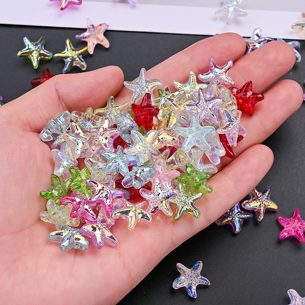 AB Ocean Starfish Glass Beads
