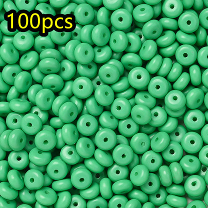 Macaron Glass Safety Buckle Beads