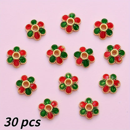 7mm Alloy Flower Cap Beads