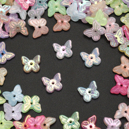 12x10mm Butterfly Acrylic Beads