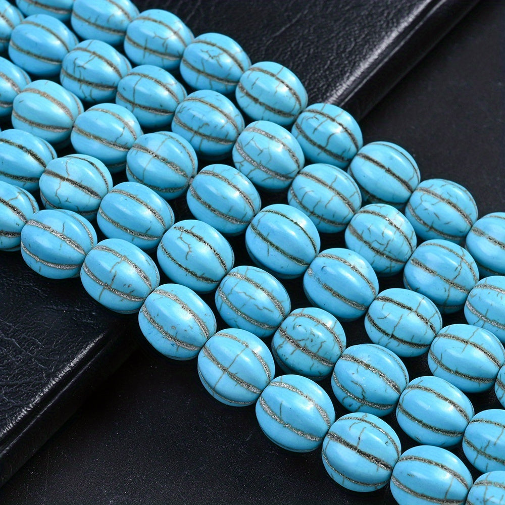 12mm Turquoise Watermelon Stone Beads