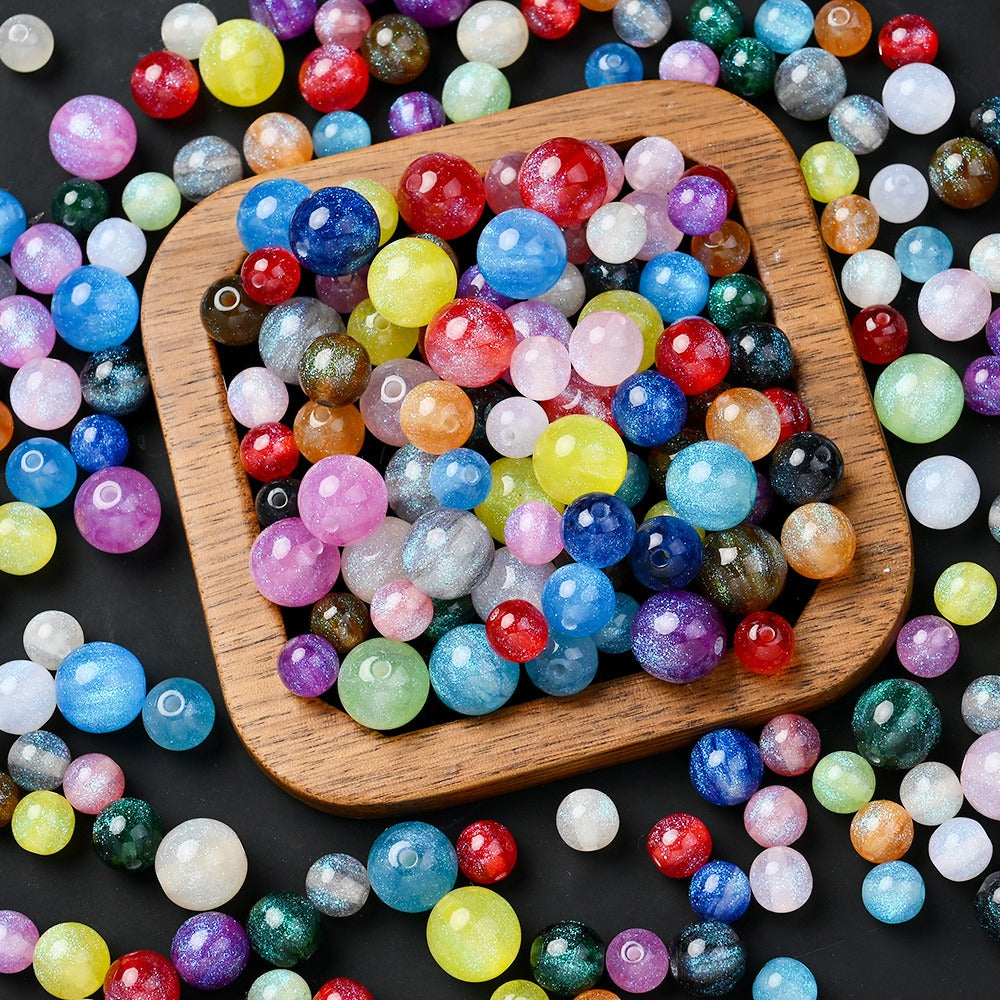 Starry Sky Glitter Beads