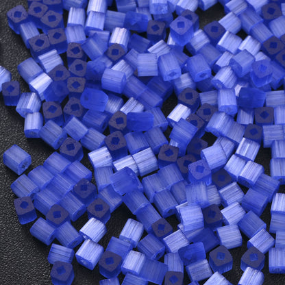 200Pcs Square Glass Beads For Jewelry Making 4MM Seed Beads & Beads Assortments DIY Handmade Bracelet Necklace Crafts Accessories