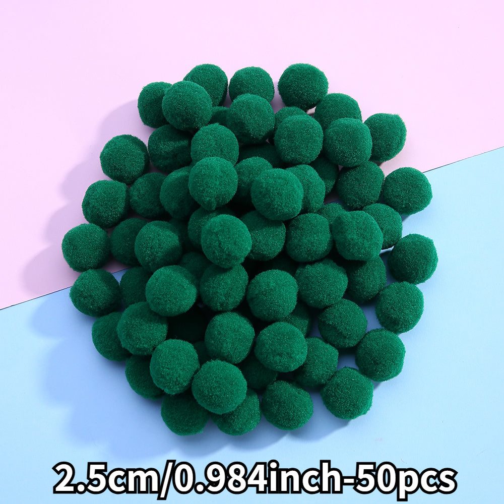 Macaron Frosted Christmas Mixed Color Acrylic Spacer Beads
