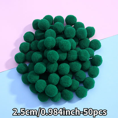 Macaron Frosted Christmas Mixed Color Acrylic Spacer Beads