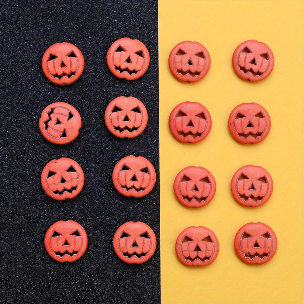 Halloween Pumpkin Stone Beads