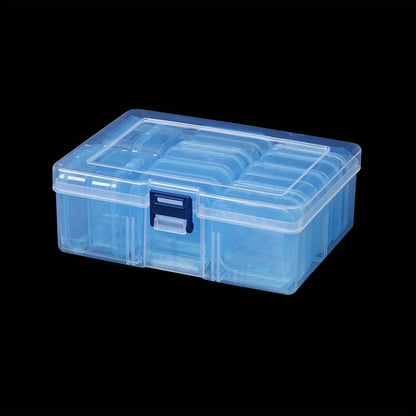 Transparent Plastic Beads Storage Box Set