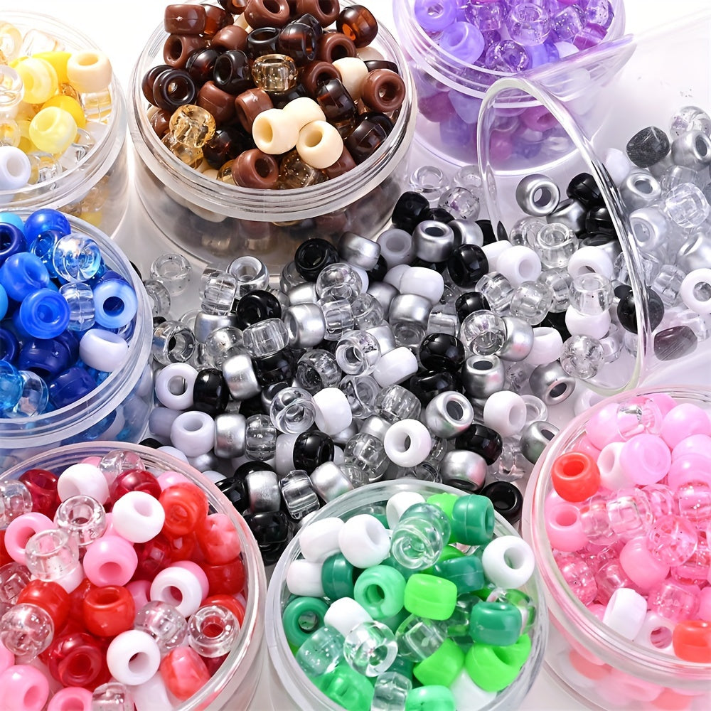 15mm Random Mix Round Silicone Spacer Beads