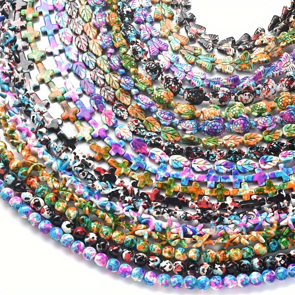 Colorful Resin Round Spacer Beads with Rhinestone