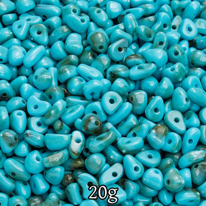 20g 4-9mm Two Tone Irregular Gradient Beads