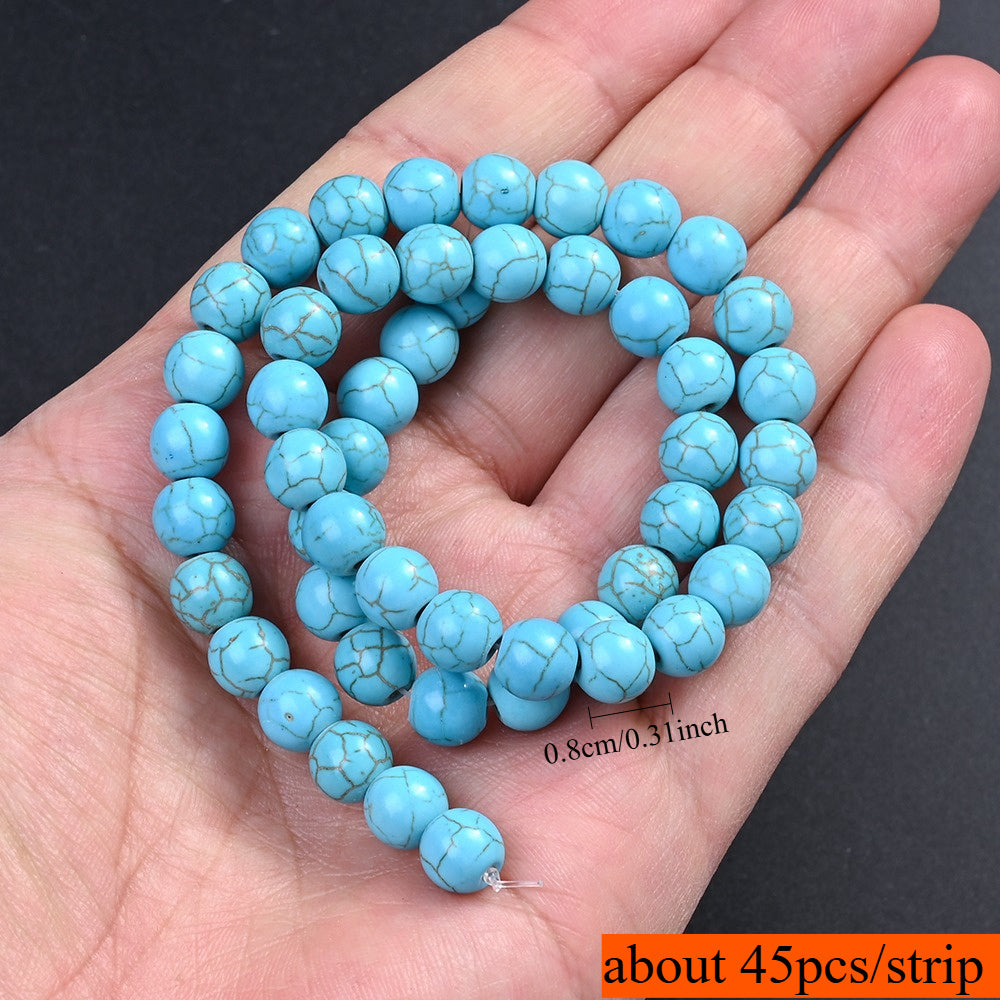 100-Piece Luminous Mix Acrylic Glow in The Dark Round Spacer Beads
