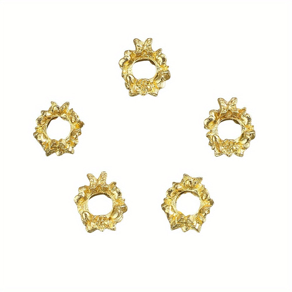 10x12mm Flower Alloy Spacer Beads