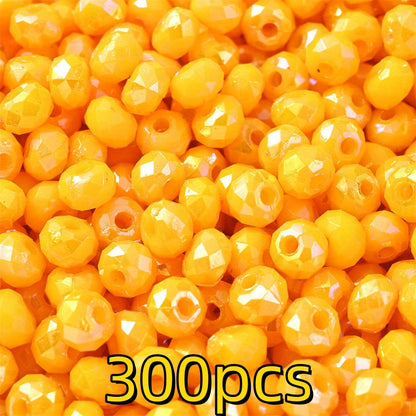 Gradient Shiny Mushroom Flatback Beads