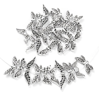 White Acrylic Earth Faceted Beads