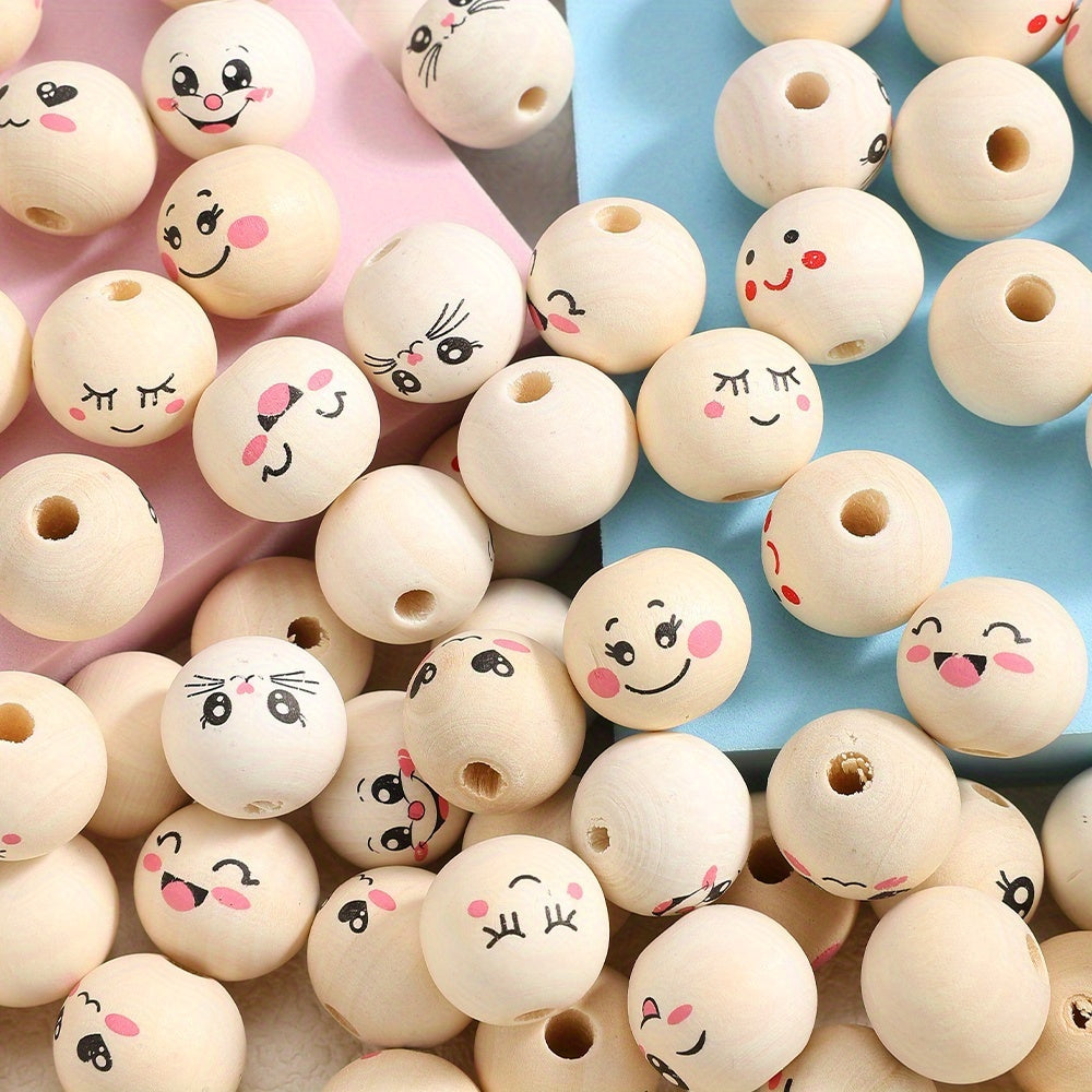 Mix Gradient Acrylic Beads Without Hole
