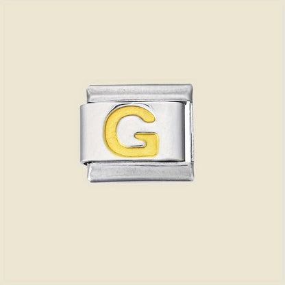 1pc 9x10mm A-Z Letter Link Module Bead