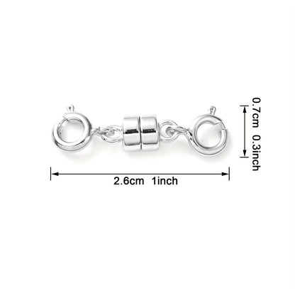 4pcs Magnetic Buckle with Lobster Clasp Connectors