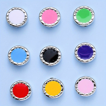 12×12.6mm CCB Flat Round Beads
