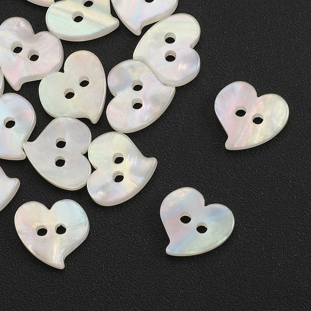 11.2mm AB Color Resin Button Beads