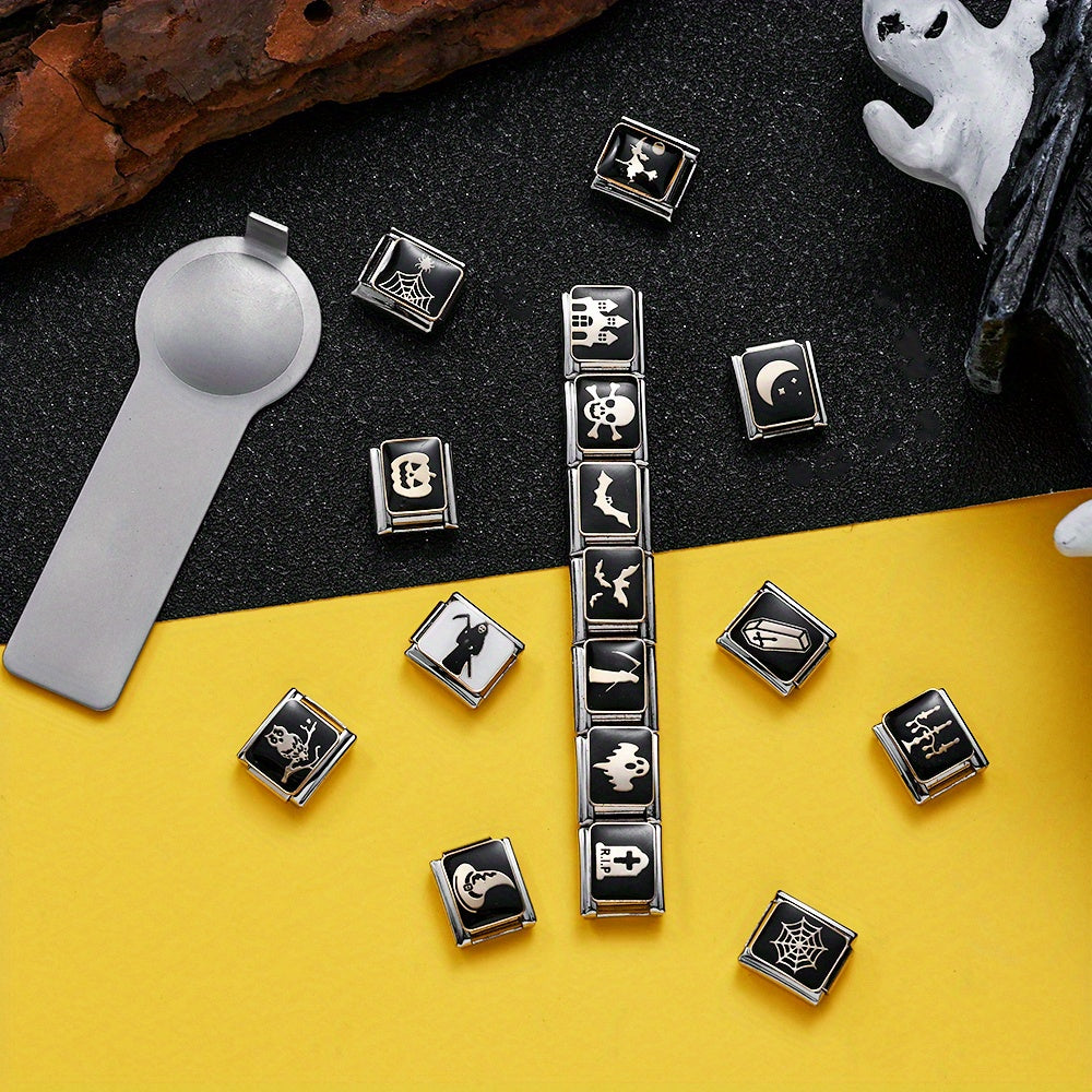 Halloween Themed Alloy Beads