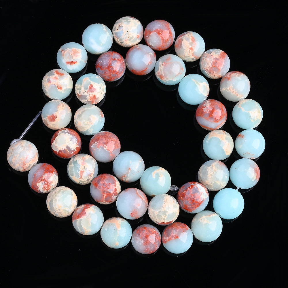 6/8/10mm Shoushan Stone Beads