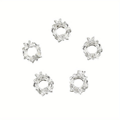 10x12mm Flower Alloy Spacer Beads