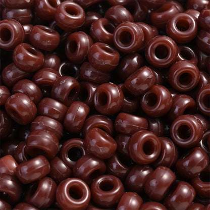 100pcs 7mm Solid Color Acrylic Beads