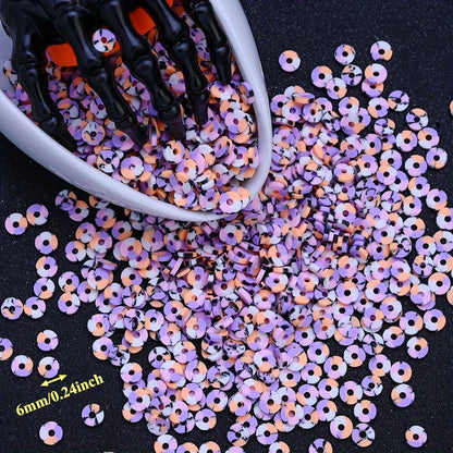 6mm Halloween Soft Clay Slice Beads