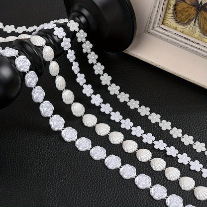 2M Faux Pearl Shell Garland Strand