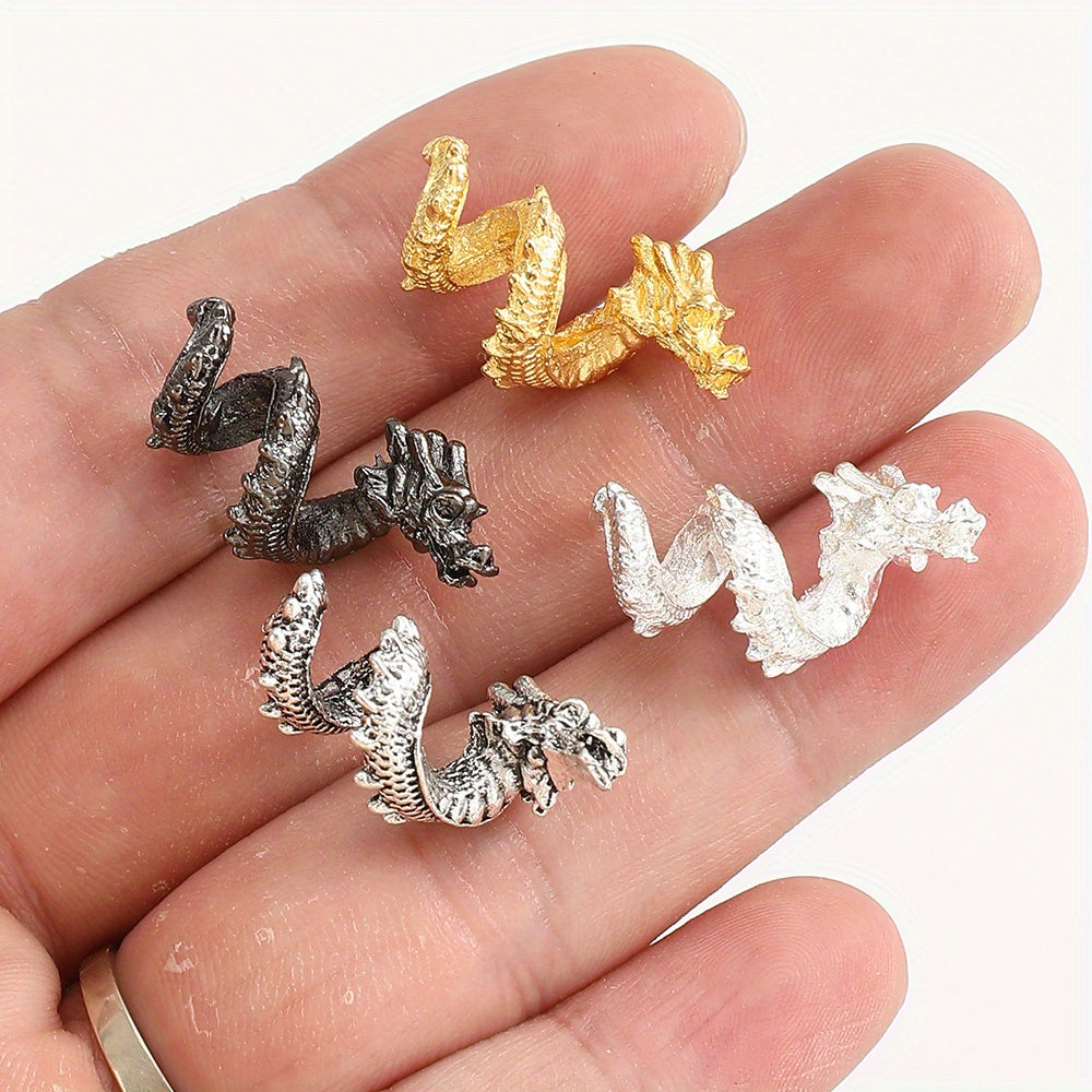 14x26mm Spiral Dragon Alloy Spacer Beads