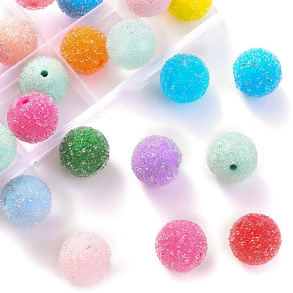 Macaroon Color Acrylic Round Spacer Beads